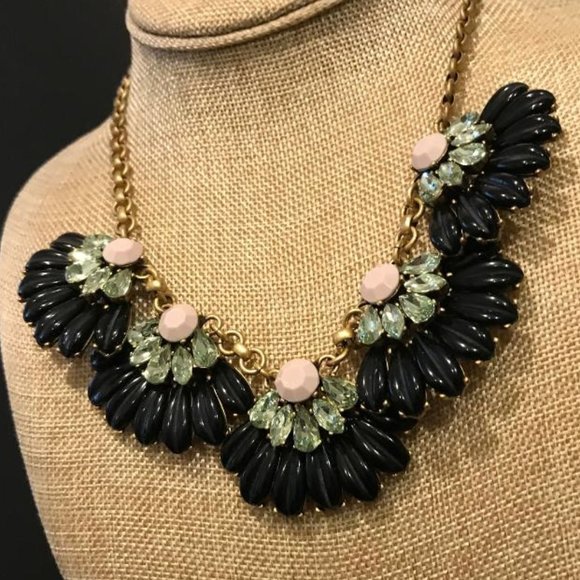 J. Crew Antique Gold-Tone Floral Necklace - Picture 3 of 9